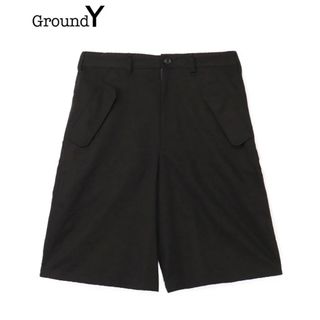 Yohji Yamamoto - groundY 30/cotton twill 2way Shorts 