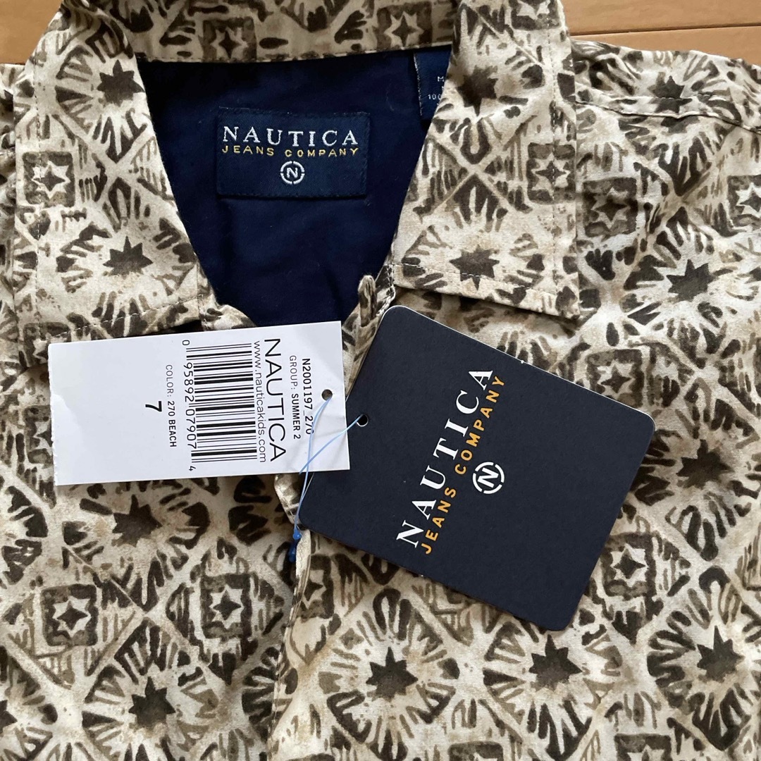 NAUTICA(ノーティカ)のNAUTICA チェック半袖シャツ ボーイズ　130から140 キッズ/ベビー/マタニティのキッズ服男の子用(90cm~)(ブラウス)の商品写真