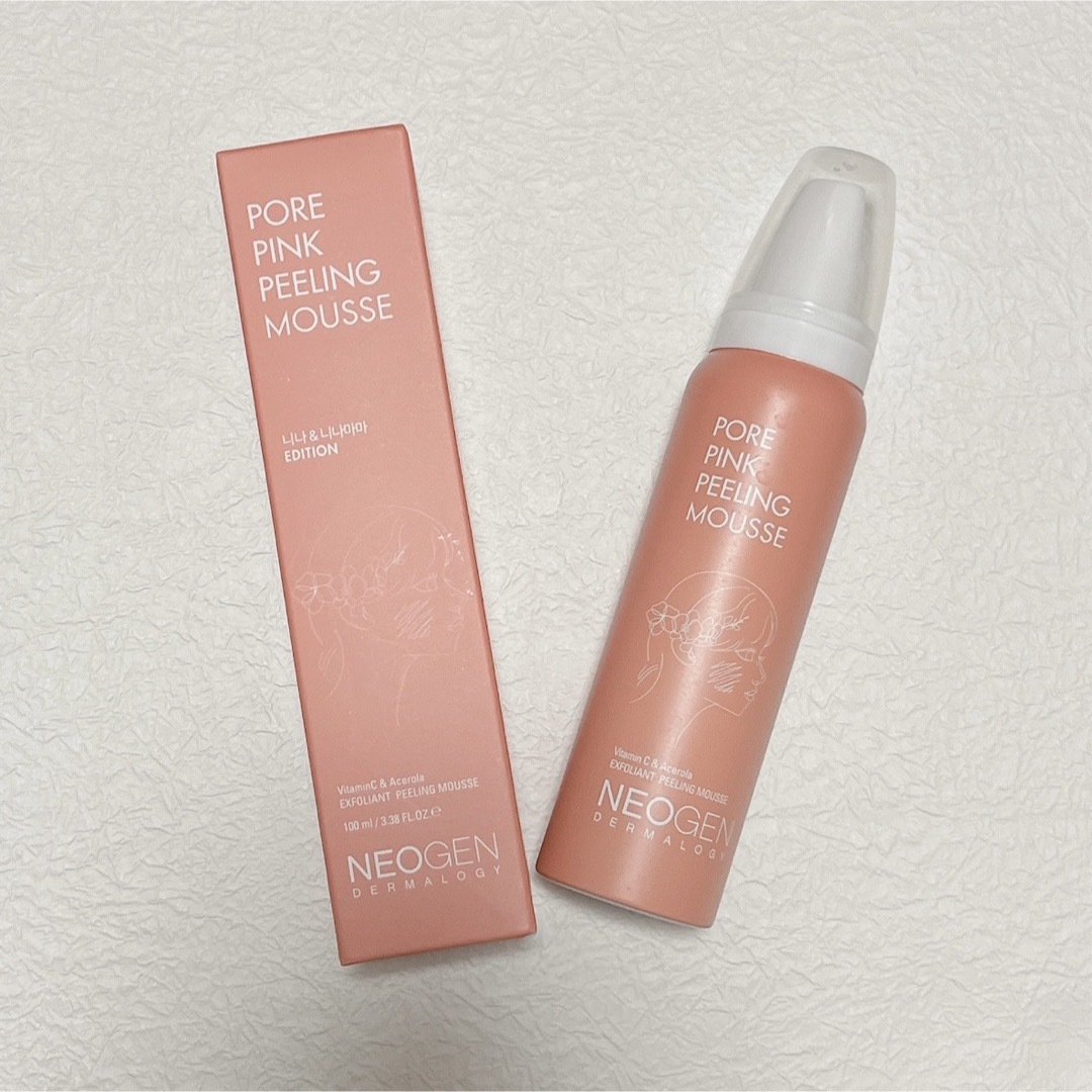 【未使用】NEOGEN ninaプロデュース ポアピンクピーリングムース | フリマアプリ ラクマ