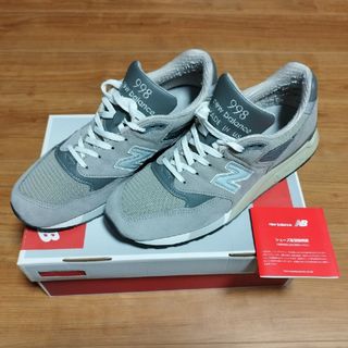 ニューバランス(New Balance)のニューバランス998 28cm グレー(スニーカー)