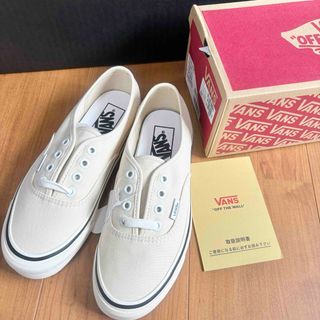 ヴァンズ(VANS)のVANS オーセンティック 44DX アナハイム　23.5 ホワイト　スニーカー(スニーカー)