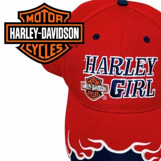 ハーレーダビッドソン(Harley Davidson)のハーレーダビットソン　キャップ　サイズフリー　刺繍(キャップ)