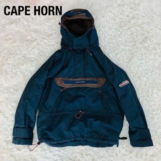 ケープホーン(CAPE HORN)のCAPEHORNケープホーン　中綿入りアノラックパーカーネイビー紺色(マウンテンパーカー)