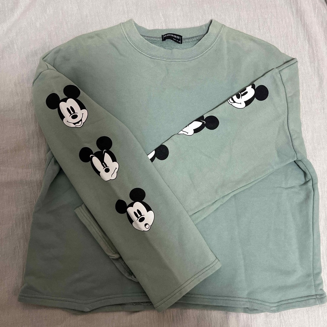 Disney(ディズニー)の袖ミッキー スウェット レディースのトップス(トレーナー/スウェット)の商品写真