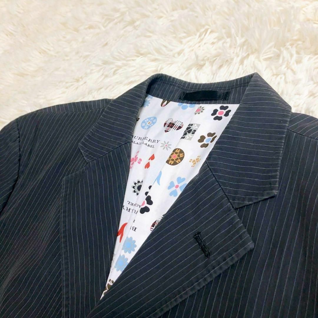 BURBERRY BLACK LABEL(バーバリーブラックレーベル)の【希少】BURBERRY BLACK LABEL スーツ　モノグラム　XL メンズのスーツ(セットアップ)の商品写真