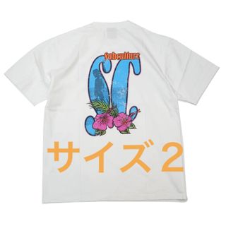 【SC Subculture】HIBISCUS T-SHIRT WHITE ２(Tシャツ/カットソー(半袖/袖なし))