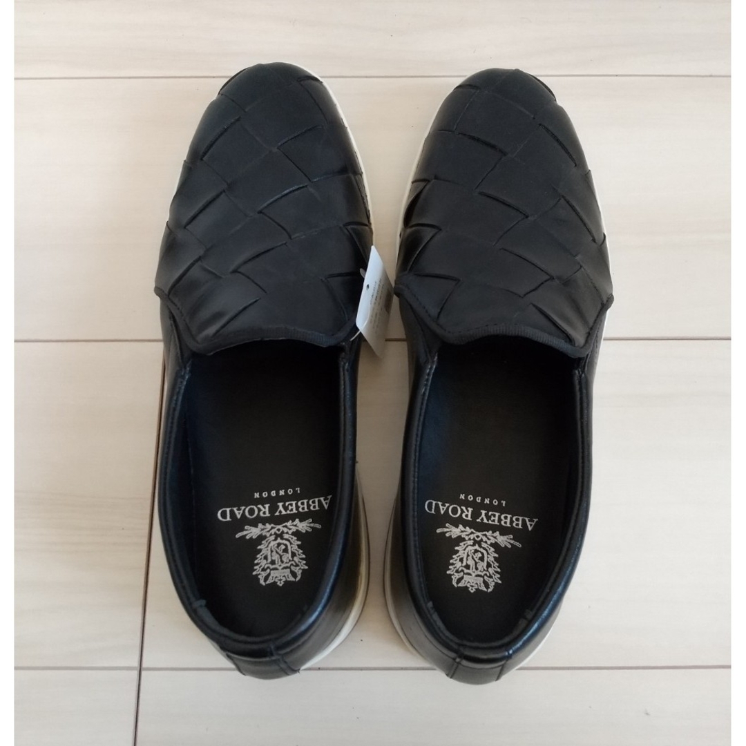 （745）ABBEY ROAD ブラック シューズ（25.5cm） メンズの靴/シューズ(その他)の商品写真
