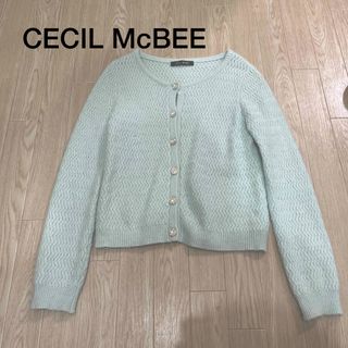 セシルマクビー(CECIL McBEE)のセシルマクビー　ビジューカーディガン(カーディガン)