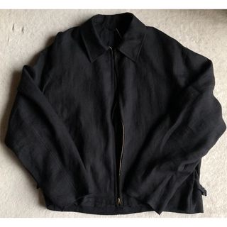 COMOLI - comoli 24ss カナパ ジップショートジャケット 黒 2