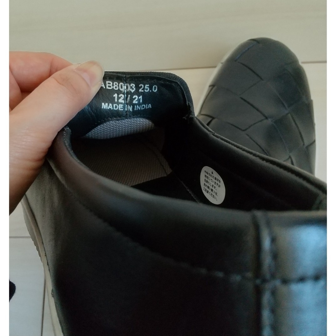 （746）ABBEY ROAD ブラック シューズ（25.0cm） メンズの靴/シューズ(その他)の商品写真