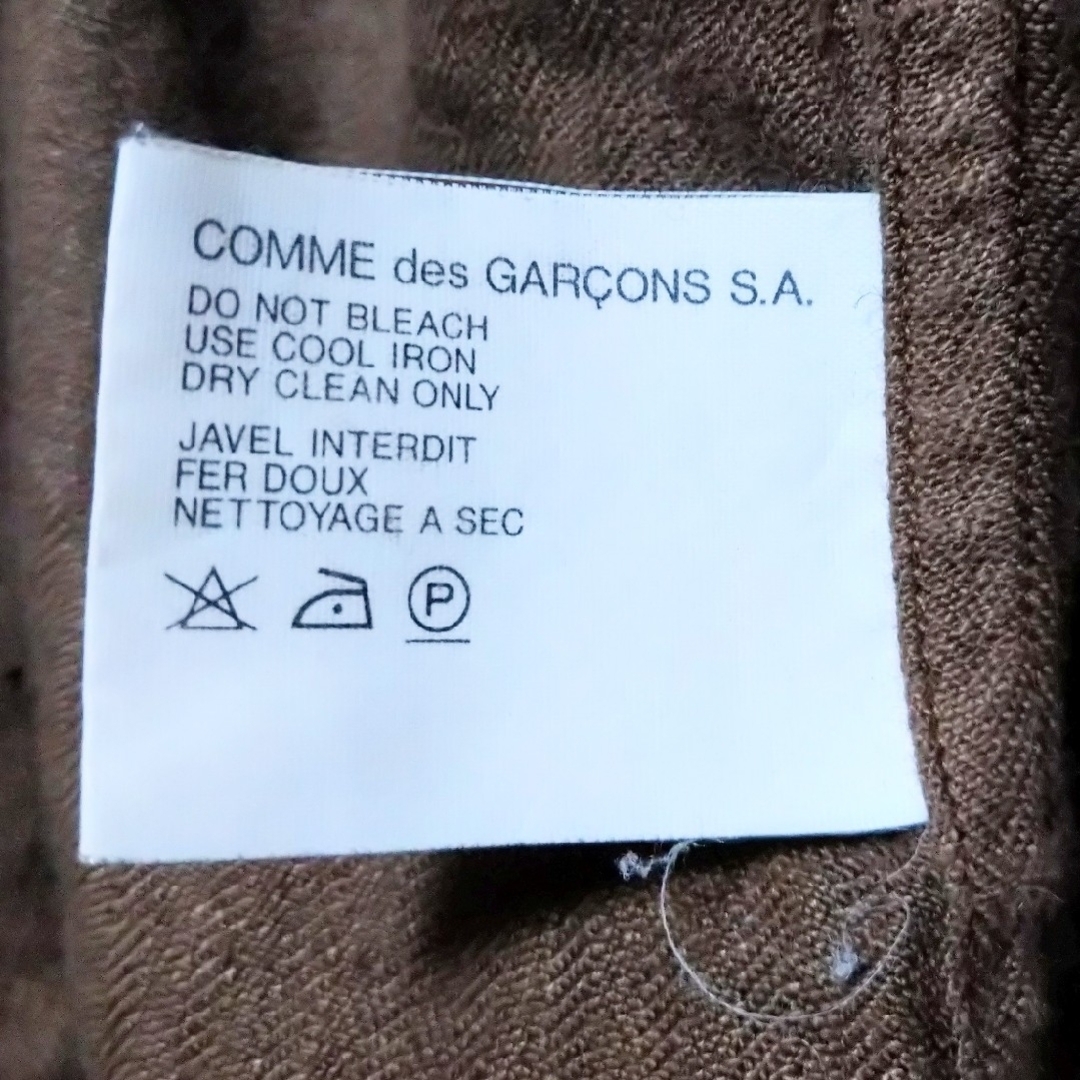 COMME des GARCONS SHIRT(コムデギャルソンシャツ)の☆美品☆コムデギャルソン　シャツ　ジャケット　麻　オーバーサイズ　Ｌ メンズのトップス(シャツ)の商品写真