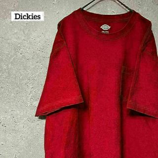 ディッキーズ(Dickies)のDickies ディッキーズ Tシャツ 半袖 ゆるだぼ ポケット 無地 2XL(Tシャツ/カットソー(半袖/袖なし))