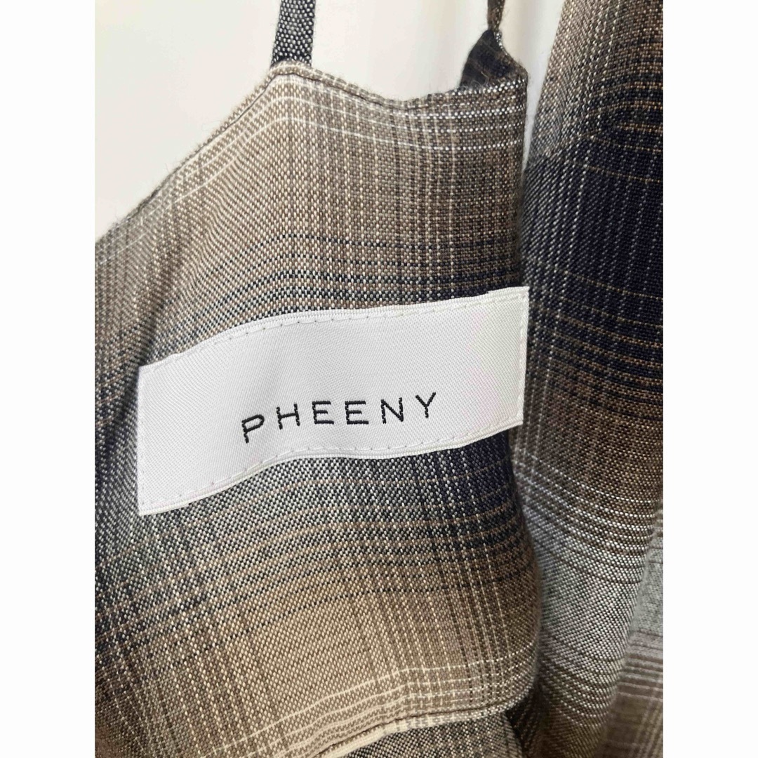 PHEENY(フィーニー)のPHENNY チェック　サロペット　オールインワン レディースのパンツ(サロペット/オーバーオール)の商品写真