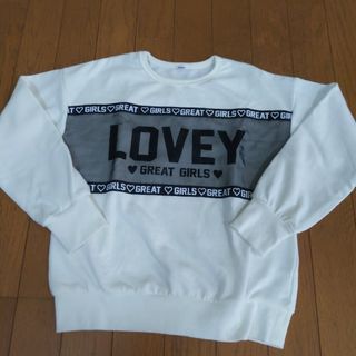 ニシマツヤ(西松屋)の西松屋　140トレーナー　LOVEY(Tシャツ/カットソー)