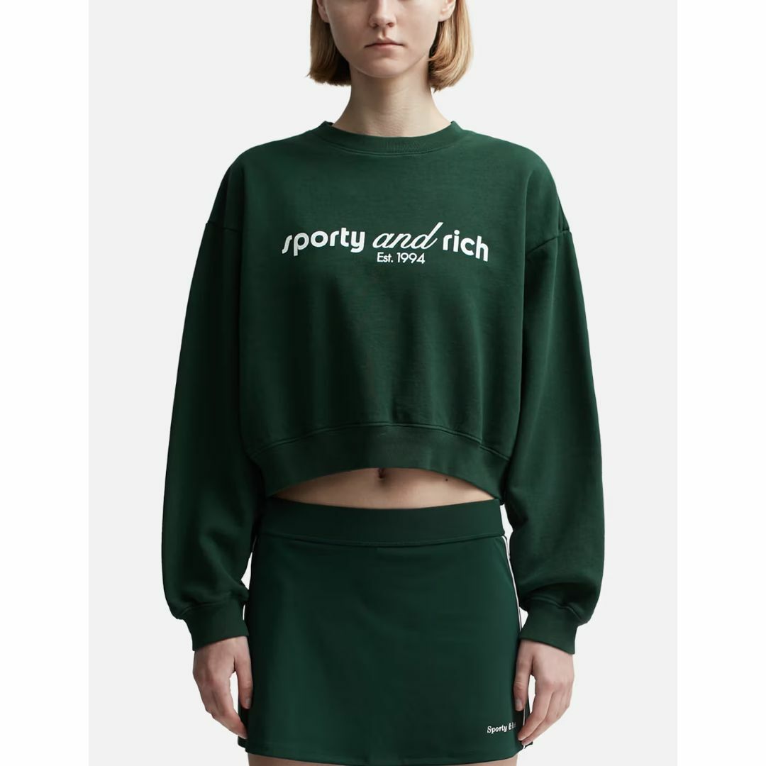 Sporty & Rich タンク クロップド スウェット