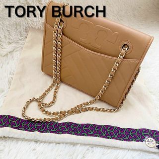 トリーバーチ(Tory Burch)の【美品】TORY BURCH　2way　キルティング　チェーン　ショルダーバッグ(ショルダーバッグ)