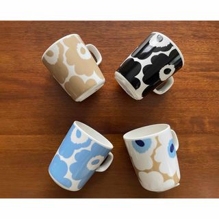 マリメッコ(marimekko)の激安！新品　マリメッコ　ウニッコ　人気マグカップ4点セット(グラス/カップ)