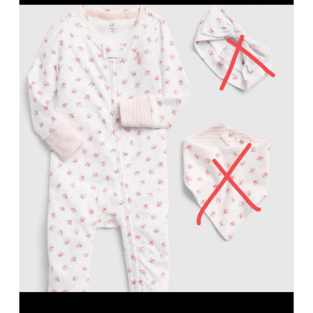 babyGAP(ベビーギャップ)のベビーーギャップ★カバーオール  80 美品★baby GAP★ ベビー服　長袖 キッズ/ベビー/マタニティのベビー服(~85cm)(ロンパース)の商品写真