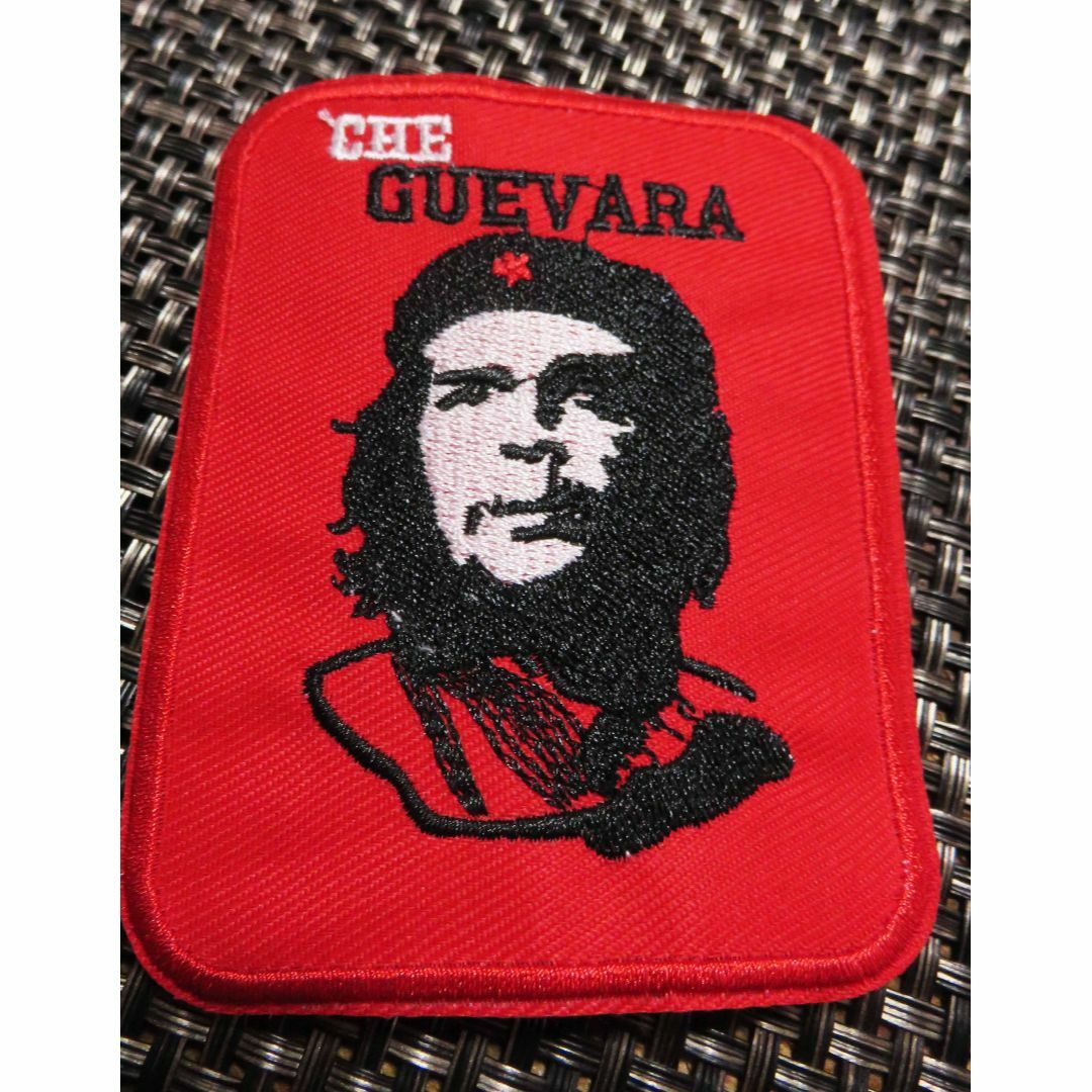 《赤Gv革命》新品チェ.ゲバラ自由の戦士Guevara　アルゼンチン刺繍ワッペン ハンドメイドの素材/材料(各種パーツ)の商品写真