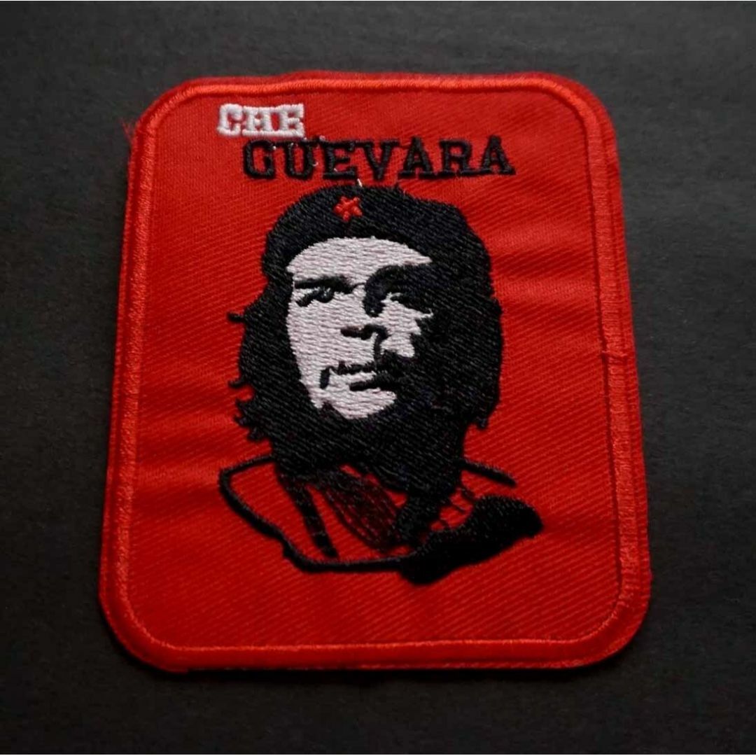 《赤Gv革命》新品チェ.ゲバラ自由の戦士Guevara　アルゼンチン刺繍ワッペン ハンドメイドの素材/材料(各種パーツ)の商品写真