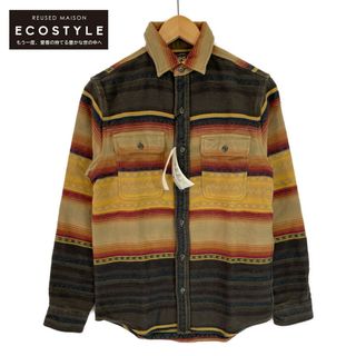 ダブルアールエル(RRL)のダブルアールエル 【新品同様/国内正規】MNRRWOV16820204 STRIPED JACQARD WORKSHORT ワークシャツ/ XS/TP(シャツ)