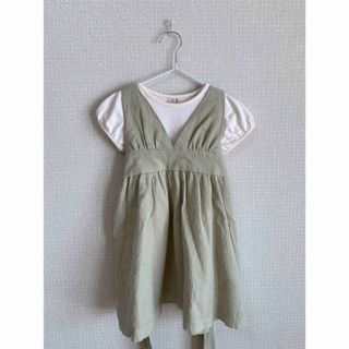 プティマイン(petit main)のpetit mainプティマイン　ワンピース　size100(ワンピース)