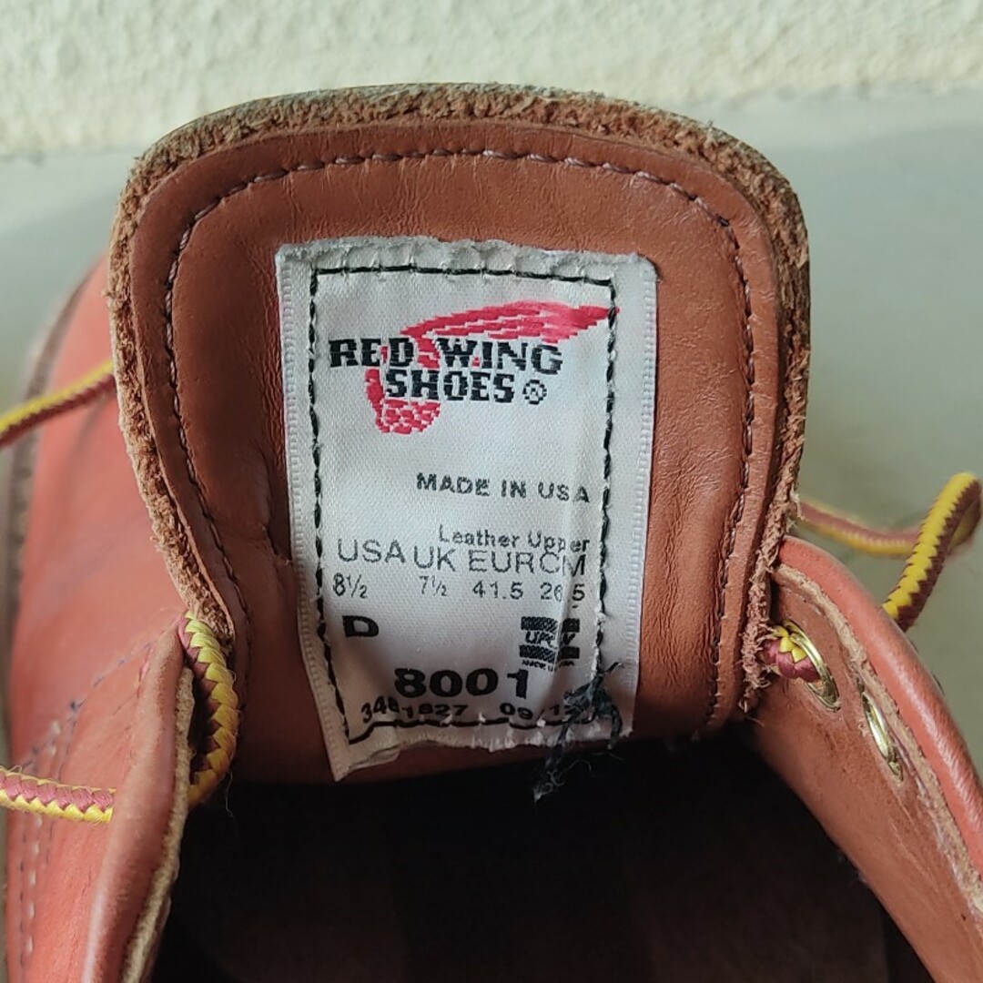 REDWING(レッドウィング)のRED WING OXFORD(オックスフォード) 8001 メンズの靴/シューズ(ブーツ)の商品写真
