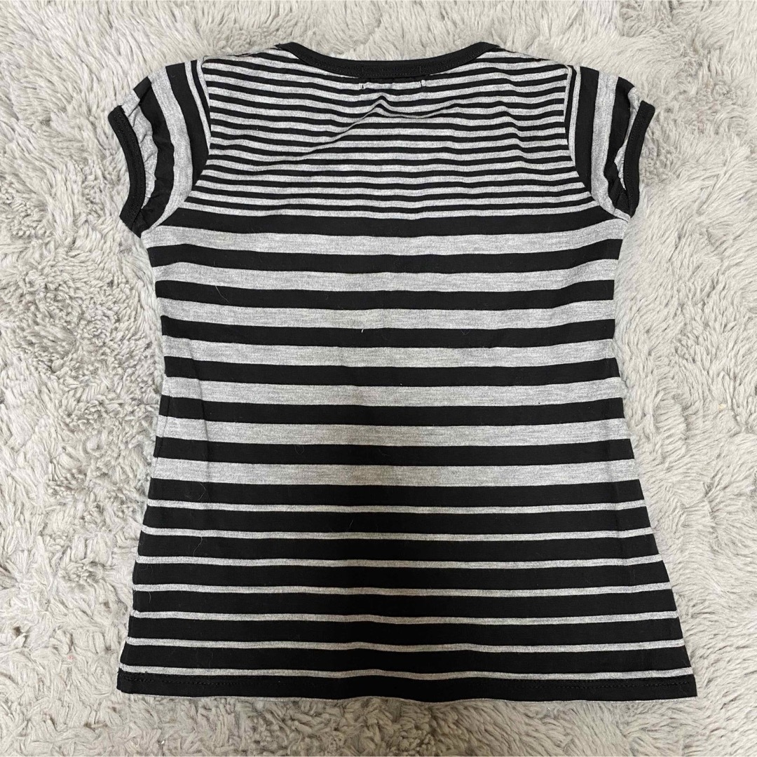 COMME CA ISM(コムサイズム)の【コムサイズム】ボーダーTシャツ　size:90 キッズ/ベビー/マタニティのキッズ服女の子用(90cm~)(Tシャツ/カットソー)の商品写真