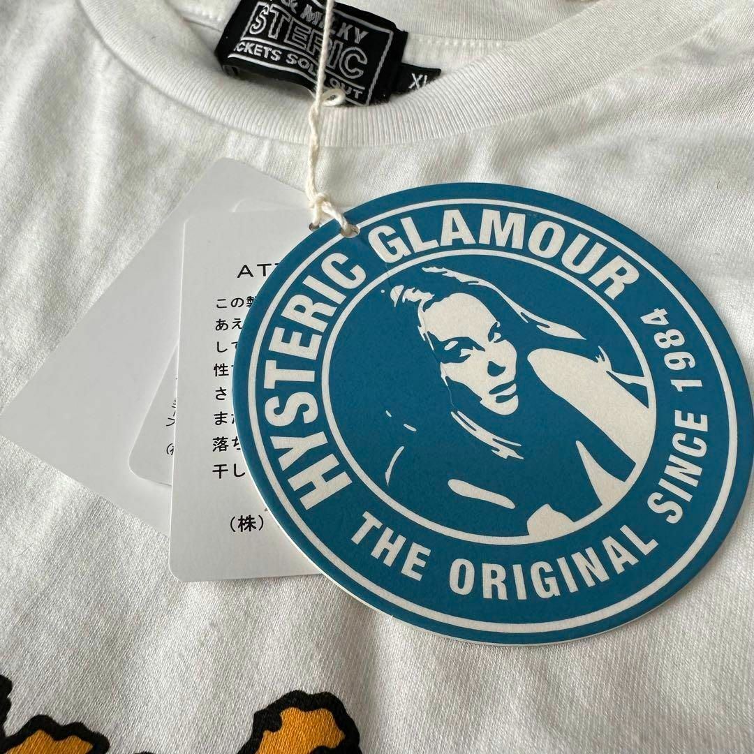 HYSTERIC GLAMOUR(ヒステリックグラマー)の新品 HYSTERIC GLAMOUR tシャツ 半袖 死神 ガール ホワイト レディースのトップス(Tシャツ(半袖/袖なし))の商品写真