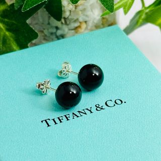 ティファニー(Tiffany & Co.)のTiffany ティファニー　ピアス　両耳　オニキス　ブラック(ピアス)