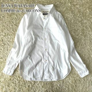 JUNYA WATANABE COMME des GARCONS - ジュンヤワタナベ コムデギャルソン 白シャツ レギュラーカラー 長袖 ホワイト