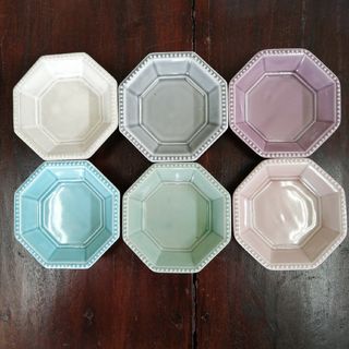 ミノヤキ(美濃焼)の新品 美濃焼 エイミー 小皿 6枚セット(食器)