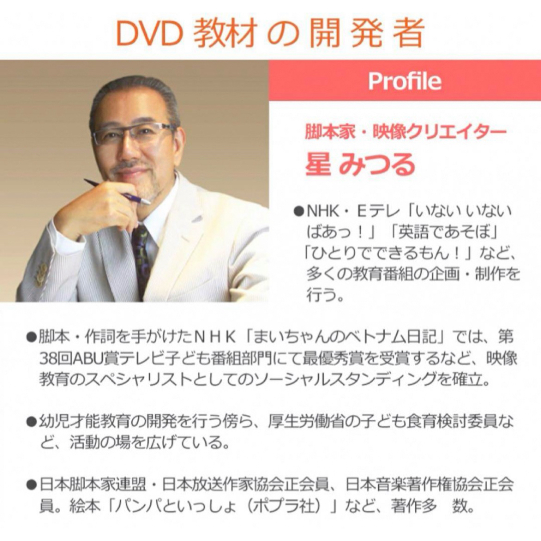 星みつる式 しつけハウツー DVD トイレ 食事 挨拶 秀逸フラッシュ 七田式 キッズ/ベビー/マタニティのおもちゃ(知育玩具)の商品写真