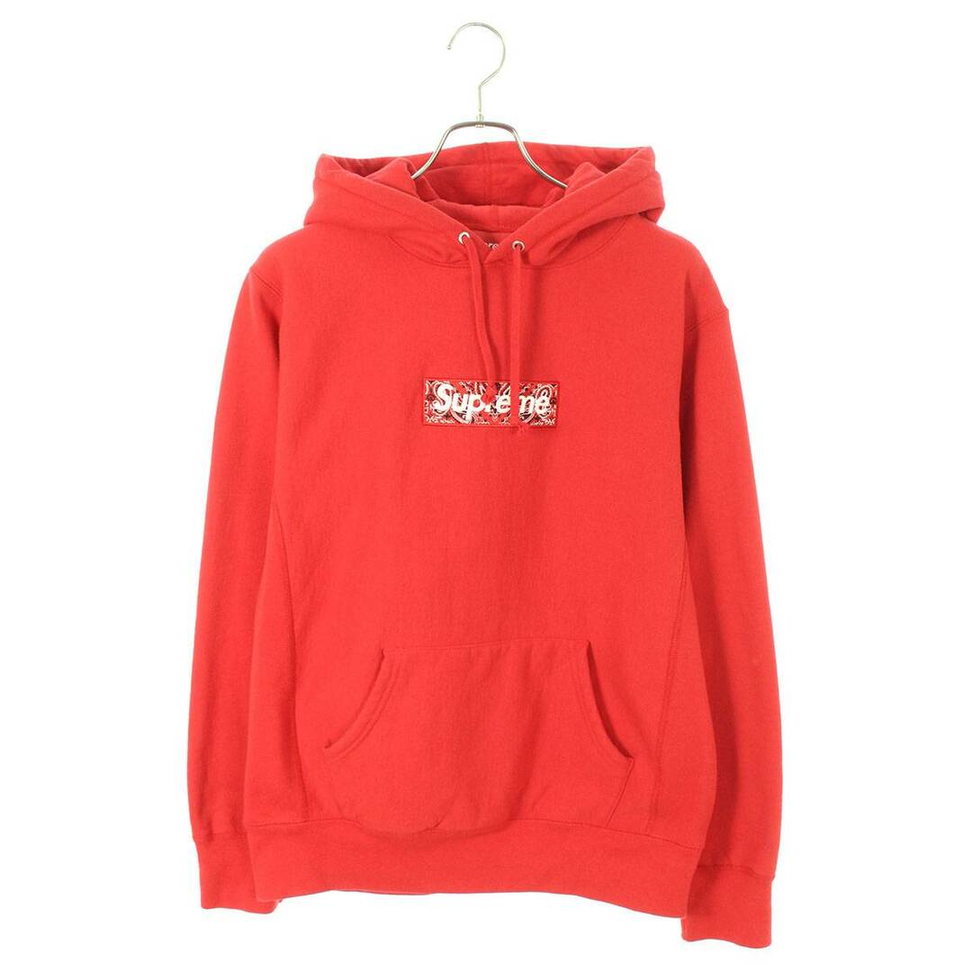 Supreme(シュプリーム)のシュプリーム  19AW  Bandana Box Logo Hooded Sweatshirt バンダナボックスロゴプルオーバーパーカー メンズ M メンズのトップス(パーカー)の商品写真