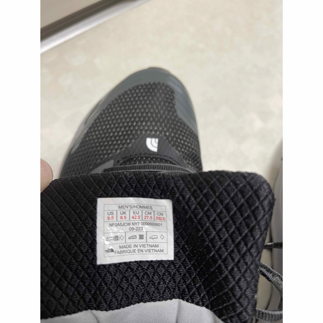 THE NORTH FACE(ザノースフェイス)の【一度のみ！の美品】ノースフェイス　トレイルランニングシューズ　size27.5 メンズの靴/シューズ(その他)の商品写真