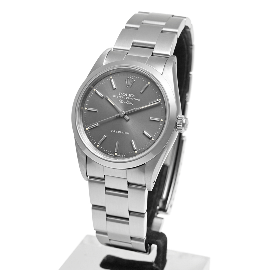 ROLEX(ロレックス)のロレックス エアキング Ref.14000 グレー N番 中古品 メンズ 腕時計 メンズの時計(腕時計(アナログ))の商品写真