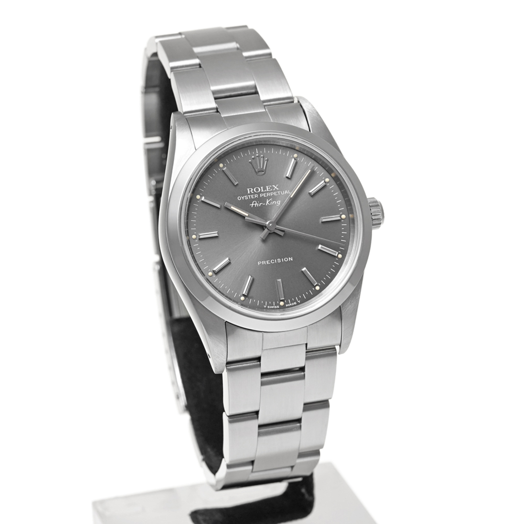 ROLEX(ロレックス)のロレックス エアキング Ref.14000 グレー N番 中古品 メンズ 腕時計 メンズの時計(腕時計(アナログ))の商品写真