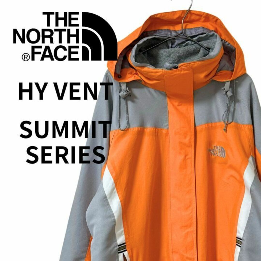 THE NORTH FACE(ザノースフェイス)の【ノースフェイス】マウンテンパーカー HYVENT 2XL相当 オレンジ 企業 メンズのジャケット/アウター(ナイロンジャケット)の商品写真