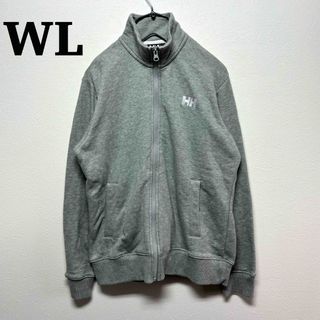 HELLY HANSEN - 美品 ヘリーハンセン ジップアップ  スウェット WL ジャケット ロゴ グレー