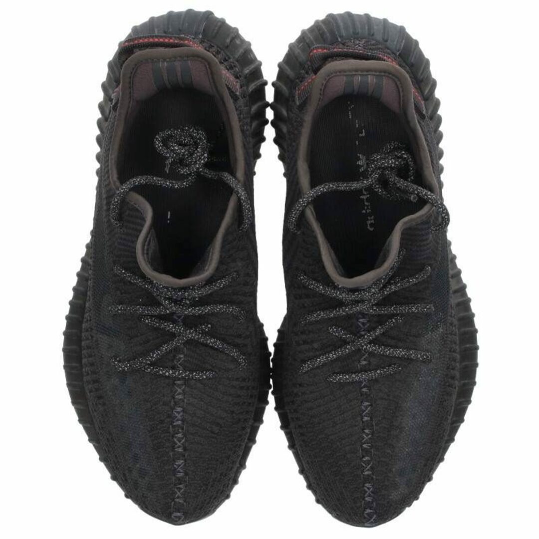 adidas(アディダス)のアディダス カニエウエスト  YEEZY BOOST 350 V2 BLACK FU9006 イージーブーストブラックスニーカー メンズ 27.5cm メンズの靴/シューズ(スニーカー)の商品写真