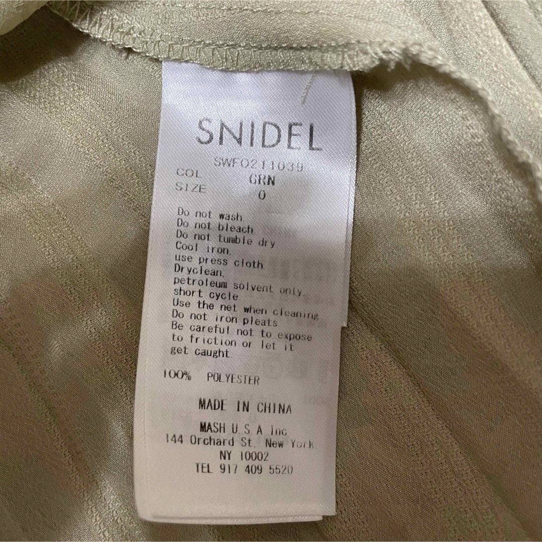 SNIDEL(スナイデル)のsnidel ロングプリーツワンピース レディースのワンピース(ロングワンピース/マキシワンピース)の商品写真