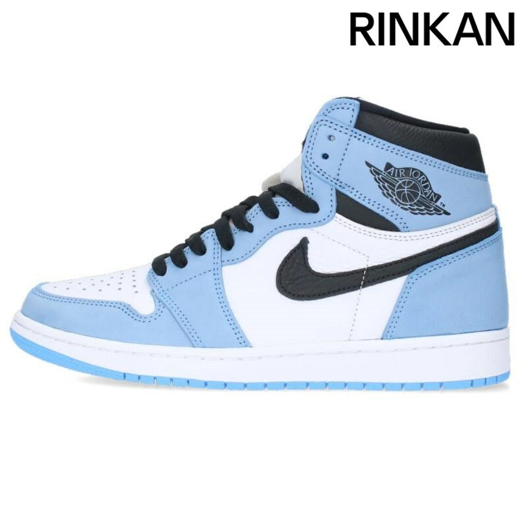 NIKE(ナイキ)のナイキ  AIR JORDAN 1 RETRO HIGH OG UNIVERCITY BLUE 555088-134 エアジョーダンワンハイユニバーシティーブルースニーカー メンズ 27.5cm メンズの靴/シューズ(スニーカー)の商品写真