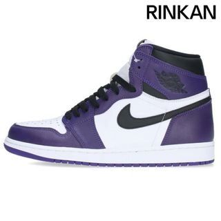 ナイキ(NIKE)のナイキ  AIR JORDAN 1 RETRO HIGH OG COURT PURPLE 555088-500 エア ジョーダン1レトロハイオージーコートパープルスニーカー メンズ 27.5cm(スニーカー)