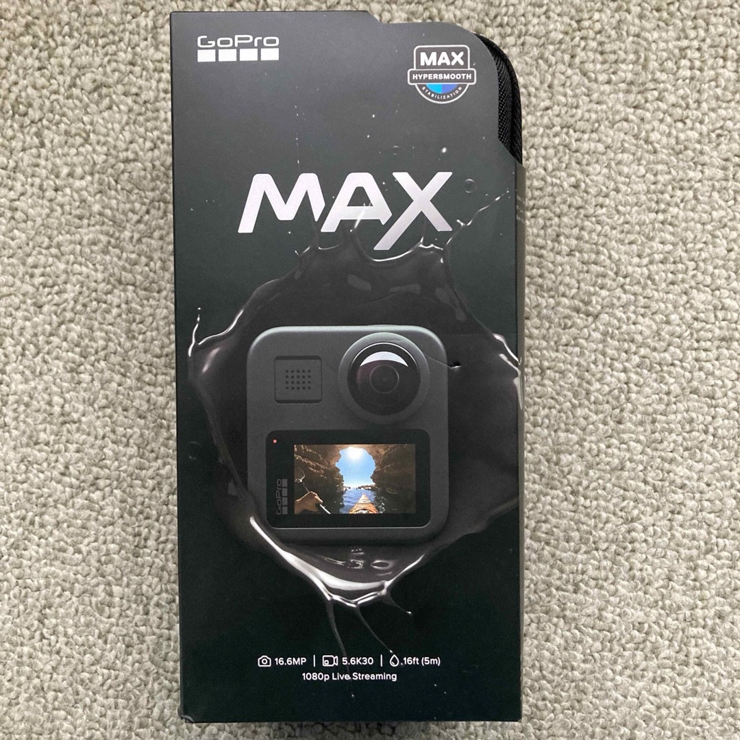 GoPro(ゴープロ)の【新品未開封】GoPro MAX CHDHZ-202-FX スマホ/家電/カメラのカメラ(ビデオカメラ)の商品写真