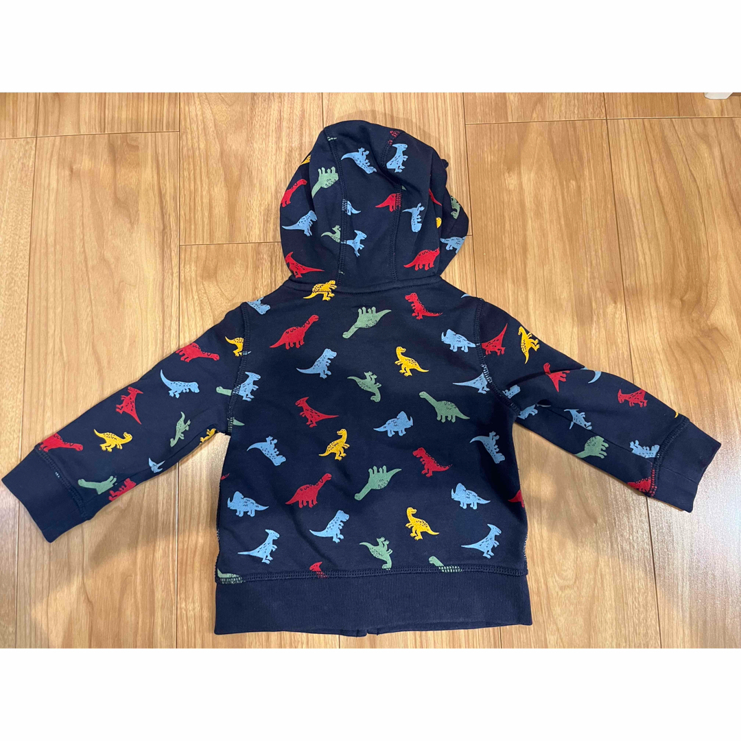 babyGAP(ベビーギャップ)のGAP Baby恐竜パーカー🦕 キッズ/ベビー/マタニティのキッズ服男の子用(90cm~)(ジャケット/上着)の商品写真