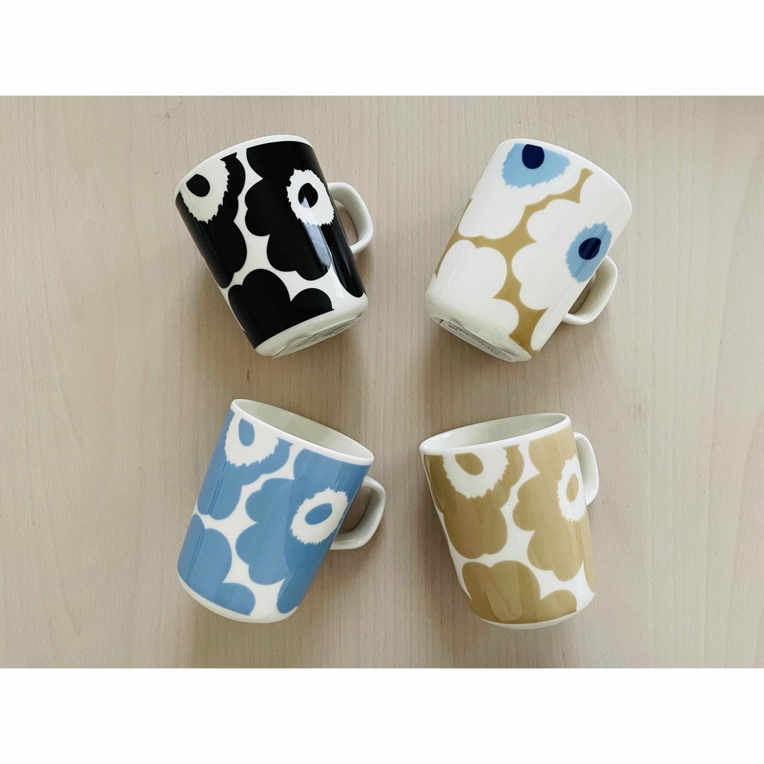 marimekko(マリメッコ)のマリメッコ　ウニッコ　マグカップ　4点セット インテリア/住まい/日用品のキッチン/食器(グラス/カップ)の商品写真