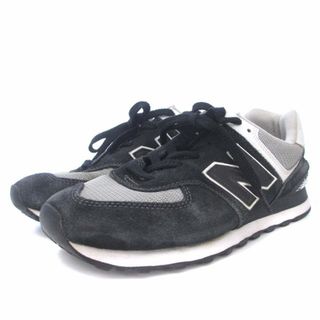 ニューバランス(New Balance)のニューバランス ML574SSN 574 スニーカー 黒 グレー 26.5(スニーカー)