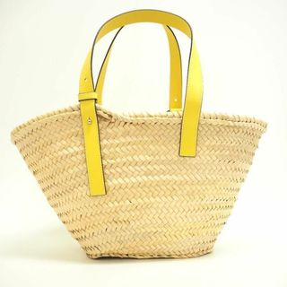 ロエベ(LOEWE)の【美品】ロエベ バスケットミディアム カゴバッグ(かごバッグ/ストローバッグ)