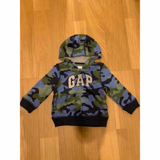 GAP ジップアップパーカー　迷彩　キッズ　男の子　アウター(ジャケット/上着)