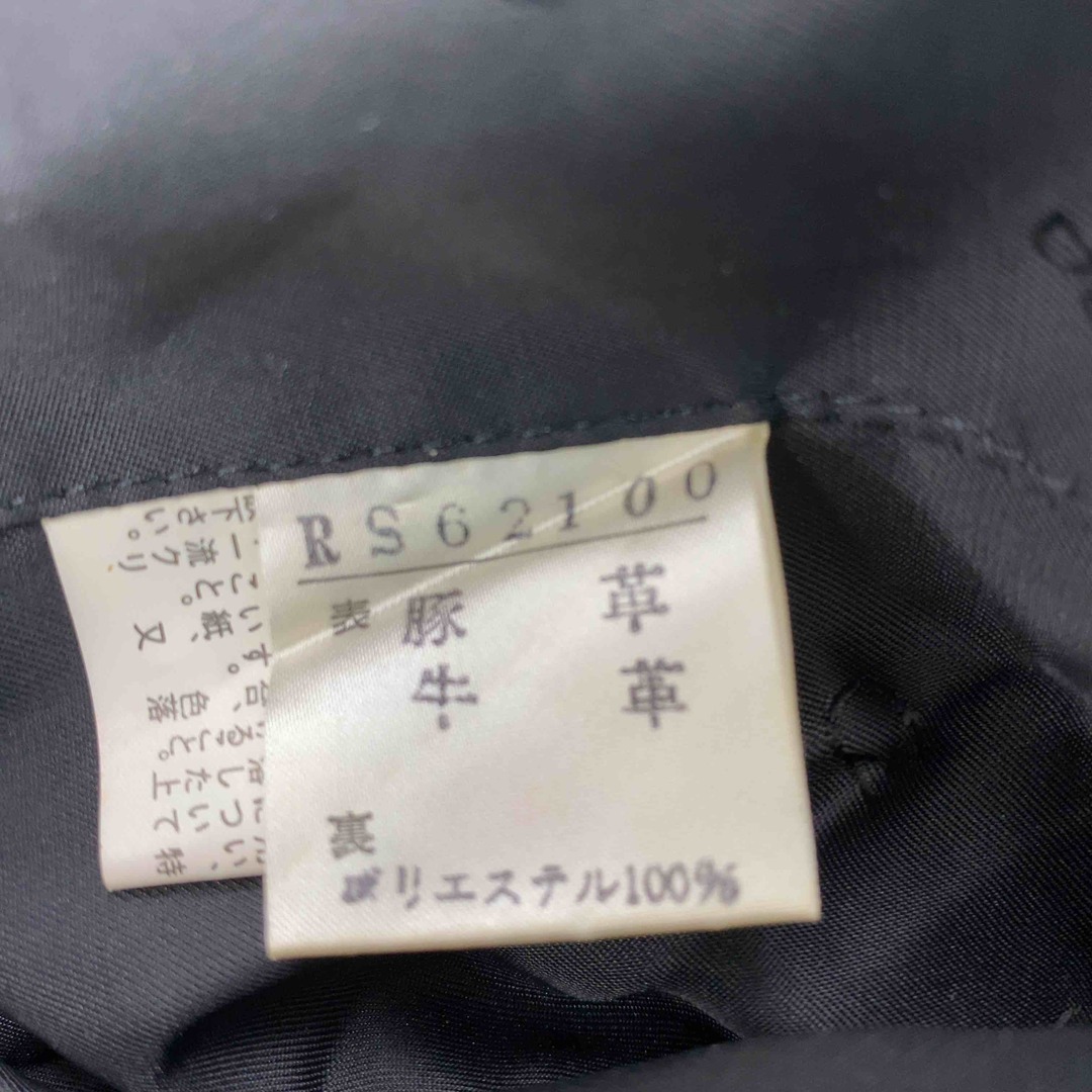 Cizenne レディース レザージャケット ノーカラー ブラック 肩パッド入り 豚革 牛革 スエード レディースのジャケット/アウター(ノーカラージャケット)の商品写真